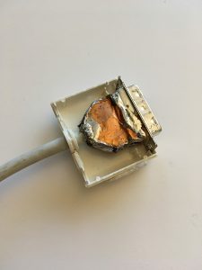 broken DVI connector
