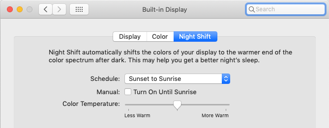 How to Turn Off Blue Light on a Mac With Night Shift