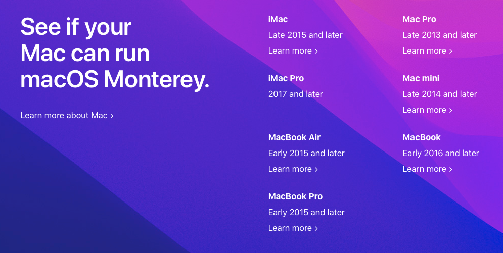 macOS Monterey, is your Mac ready for it? - The House of Moth